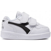 Pantofi Copii Sneakers Diadora Playground td 101.173302 01 C7916 White/Black/Ash Alb