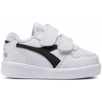 Pantofi Copii Sneakers Diadora 101.173302 01 C7916 White/Black/Ash Alb