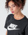 Îmbracaminte Femei Tricouri mânecă scurtă Nike W NSW TEE ESSNTL CRP ICN FTR Negru