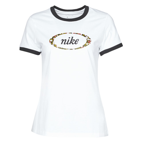 Îmbracaminte Femei Tricouri mânecă scurtă Nike W NSW TEE FEMME RINGER Alb