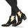 Pantofi Femei Botine Fericelli NAUSSON Negru / Auriu