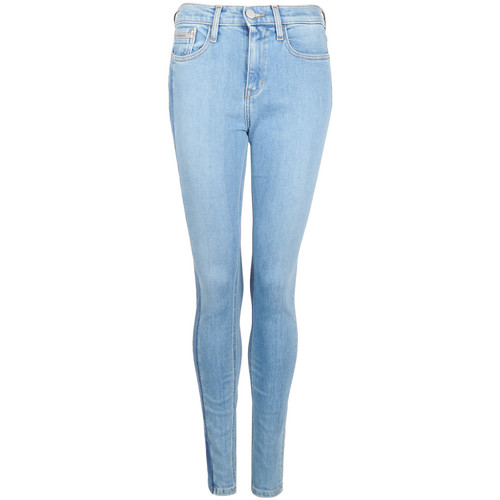 Îmbracaminte Femei Pantalon 5 buzunare Calvin Klein Jeans J20J207127 / Wertical straps albastru