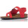Pantofi Femei Sandale Interbios SANDALE  7162 roșu