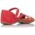 Pantofi Femei Sandale Interbios SANDALE  4476 roșu