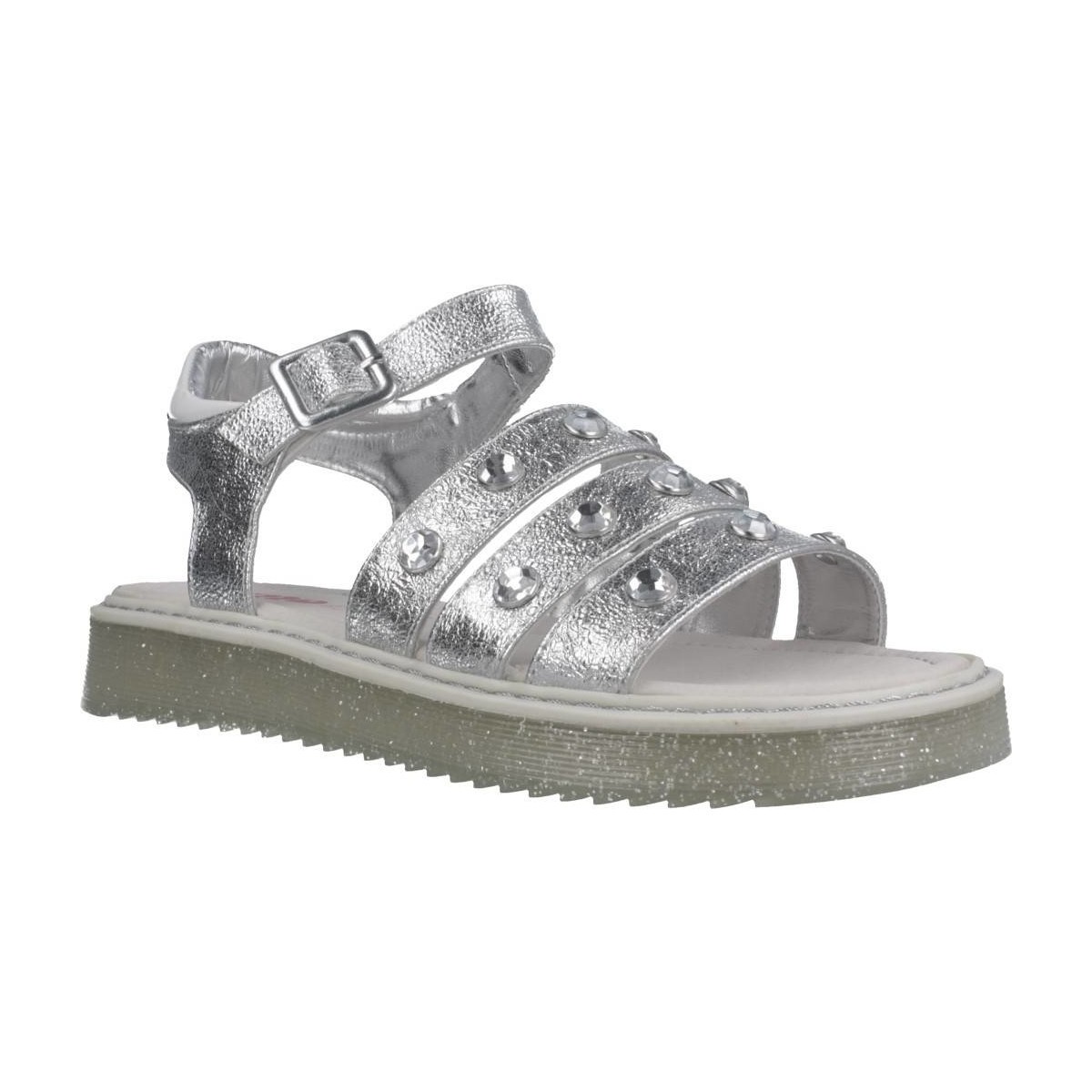 Pantofi Fete Sandale Asso AG6703 Argintiu