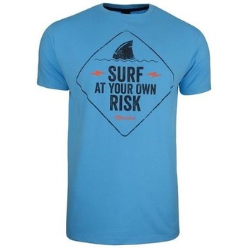 Îmbracaminte Bărbați Tricouri mânecă scurtă Monotox Surf Risk albastru