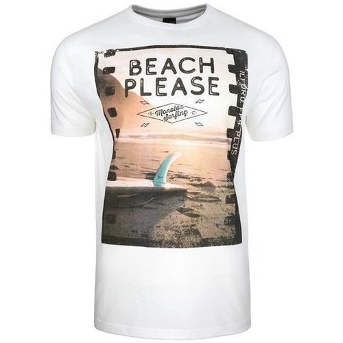 Îmbracaminte Bărbați Tricouri mânecă scurtă Monotox Beach Alb, Portocalie