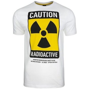 Îmbracaminte Bărbați Tricouri mânecă scurtă Monotox Radioactive Alb, Galbene