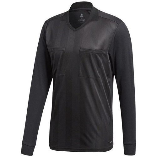 Îmbracaminte Bărbați Tricouri mânecă scurtă adidas Originals Referee 18 Jersey LS Negru