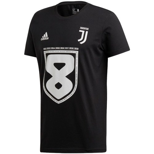 Îmbracaminte Bărbați Tricouri mânecă scurtă adidas Originals Juventus 19 Win Negru