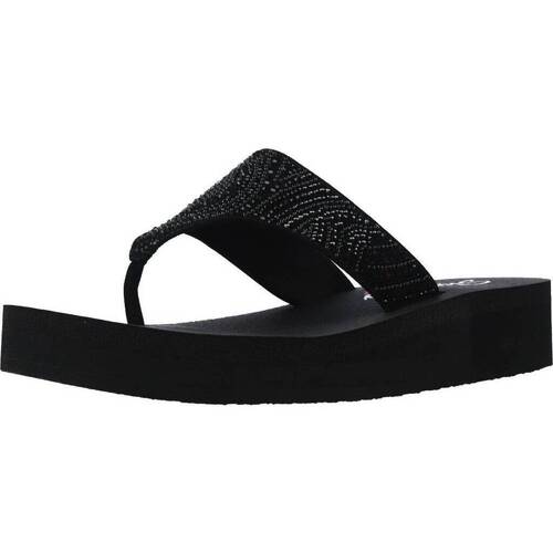 Pantofi Femei  Flip-Flops Skechers VINYASA - STONE CANDY Negru
