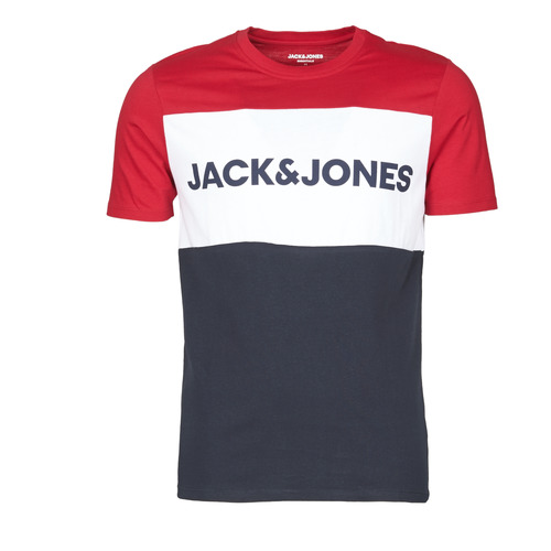 Îmbracaminte Bărbați Tricouri mânecă scurtă Jack & Jones JJELOGO BLOCKING Roșu