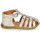 Pantofi Fete Sandale GBB PERLE Alb / Roz