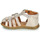 Pantofi Fete Sandale GBB PERLE Alb / Roz