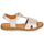 Pantofi Fete Sandale GBB FARENA Alb / Roz / Gold
