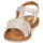 Pantofi Fete Sandale GBB FARENA Alb / Roz / Gold