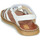 Pantofi Fete Sandale GBB SUMY Alb / Argintiu