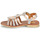 Pantofi Fete Sandale GBB FANNI Alb / Roz / Gold