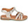Pantofi Fete Sandale GBB EGEA Alb / Roz / Gold