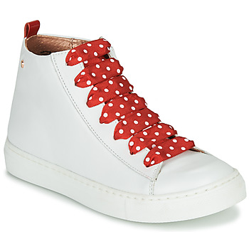 Pantofi Fete Pantofi sport stil gheata Little Mary SASHA (VE014) Alb / Roșu