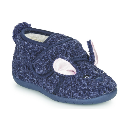 Pantofi Copii Papuci de casă Little Mary LAPINVELCRO Albastru