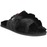 Pantofi Femei Papuci de vară Karl Lagerfeld Salotto Karl Kross Strap Textile Femme Noir Negru