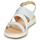 Pantofi Fete Sandale Geox J SANDAL REBECCA GIR Alb / Argintiu