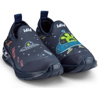 Pantofi Băieți Sneakers Bibi Shoes Pantofi Baieti LED Bibi Space Wave 2.0 Fun Space Bleumarin