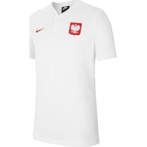 Îmbracaminte Bărbați Tricouri mânecă scurtă Nike Polska Modern Polo Alb