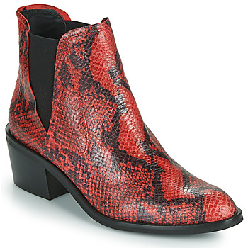 Pantofi Femei Ghete Fericelli NIAOW Negru / Roșu