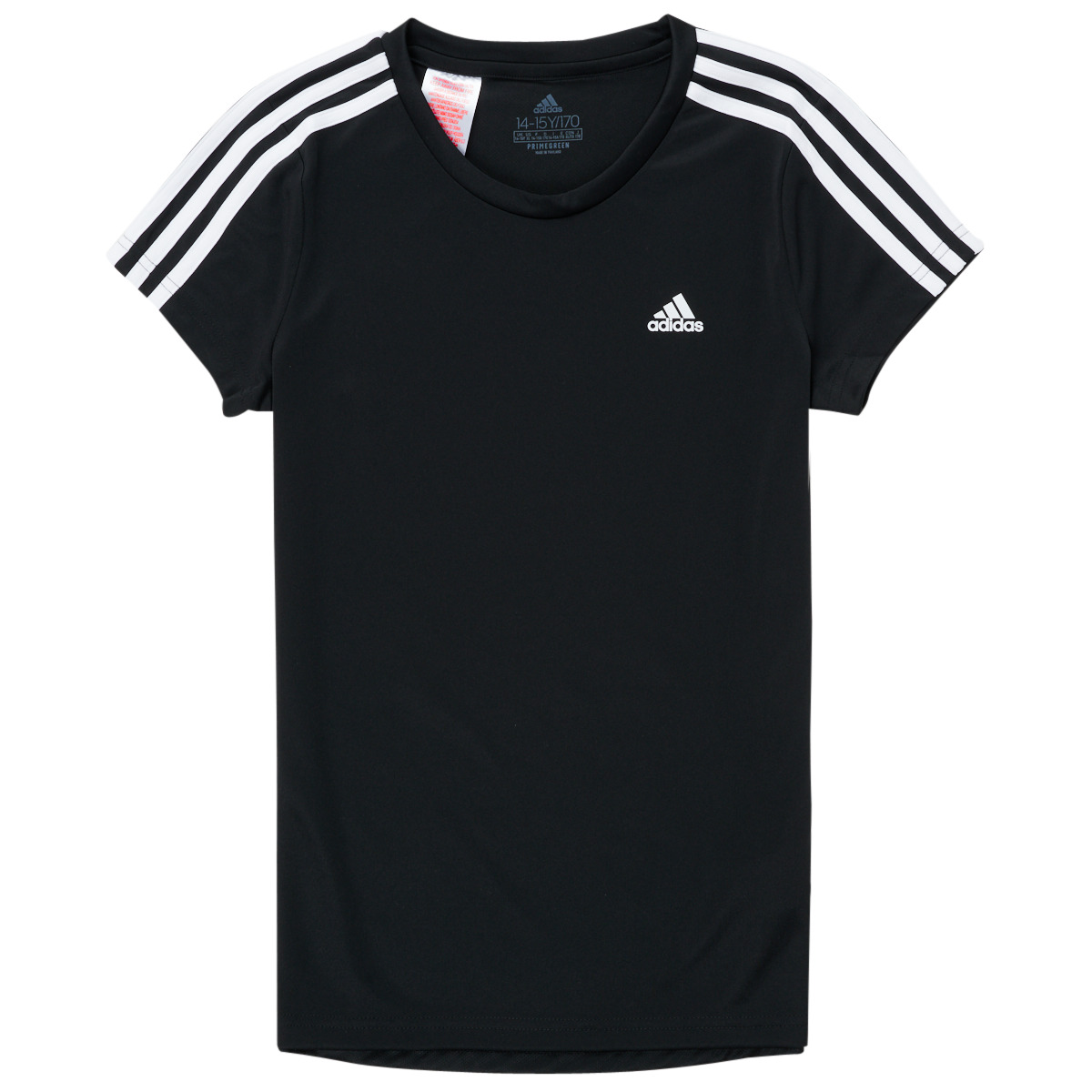 Îmbracaminte Fete Tricouri mânecă scurtă Adidas Sportswear G 3S T Negru