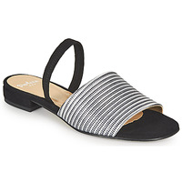 Pantofi Femei Sandale
 Perlato 11117-YORK-ARGENT-CAM-NOIR Negru / Argintiu