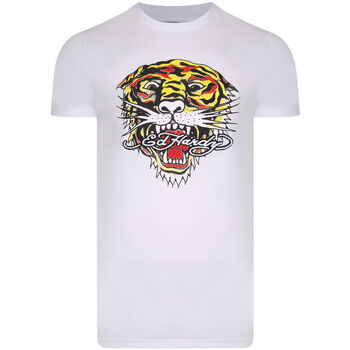 Îmbracaminte Bărbați Tricouri mânecă scurtă Ed Hardy - Mt-tiger t-shirt Alb