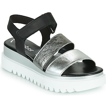 Pantofi Femei Sandale
 Gabor 6461061 Negru / Alb / Argintiu