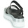 Pantofi Femei Sandale Gabor 6461061 Negru / Alb / Argintiu