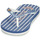 Pantofi Fete  Flip-Flops Roxy PEBBLES VII G Albastru