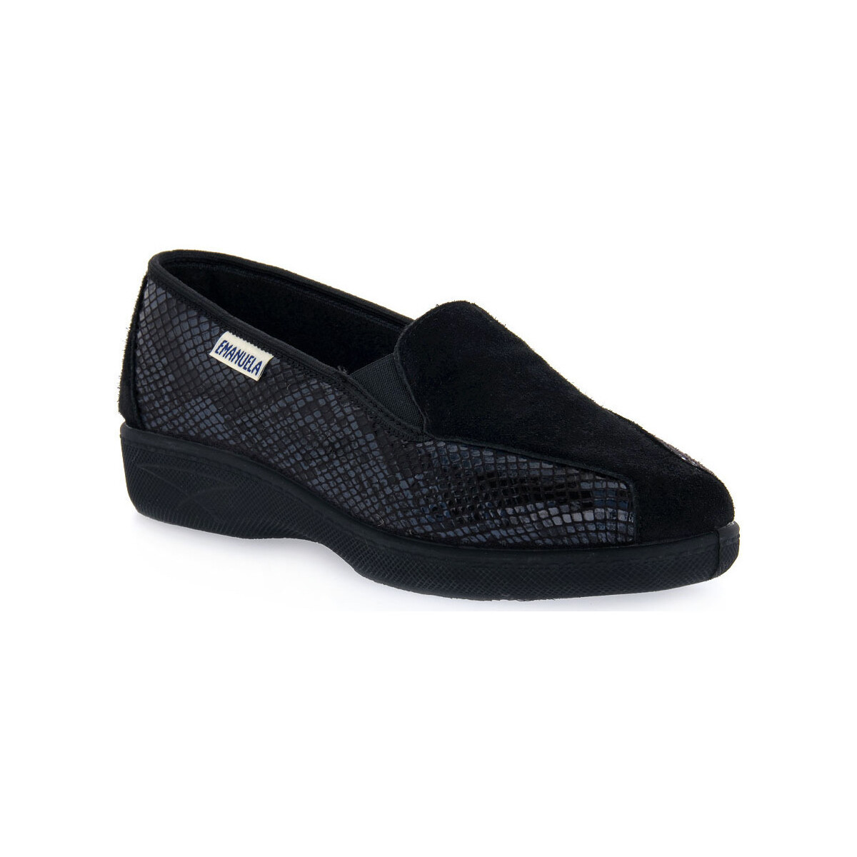 Pantofi Femei Papuci de vară Emanuela 2250 BLK CONFORT Negru