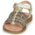 Pantofi Fete Sandale Acebo's 5498GE-PLATINO-J Auriu