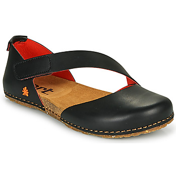 Pantofi Femei Balerin și Balerini cu curea Art CRETA Negru / Roșu