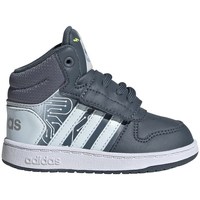 Pantofi Copii Pantofi sport stil gheata adidas Originals Hoops Mid 20 I Alb, Grafit