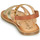 Pantofi Fete Sandale Kickers DYACROSS Auriu / Leopard