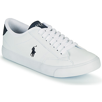 Pantofi Copii Pantofi sport Casual Polo Ralph Lauren THERON IV Alb / Albastru