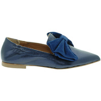 Pantofi Femei Balerin și Balerini cu curea Mally 6222 albastru