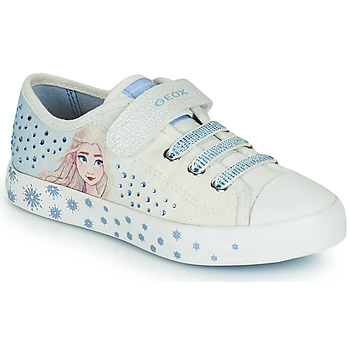 Pantofi Fete Pantofi sport Casual Geox JR CIAK GIRL Alb / Albastru