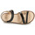 Pantofi Fete Sandale Geox SANDAL KARLY GIRL Negru / Auriu