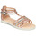 Pantofi Fete Sandale Geox SANDAL KARLY GIRL Roz / Argintiu