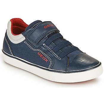 Pantofi Băieți Pantofi sport Casual Geox GISLI BOY Albastru / Roșu