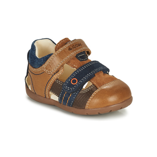 Pantofi Băieți Sandale Geox KAYTAN Maro / Albastru