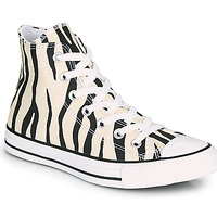 Pantofi Femei Pantofi sport stil gheata Converse CHUCK TAYLOR ALL STAR ARCHIVE PRINT HI Zebra