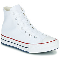 Pantofi Fete Pantofi sport stil gheata Converse CHUCK TAYLOR ALL STAR EVA LIFT CANVAS COLOR HI Alb